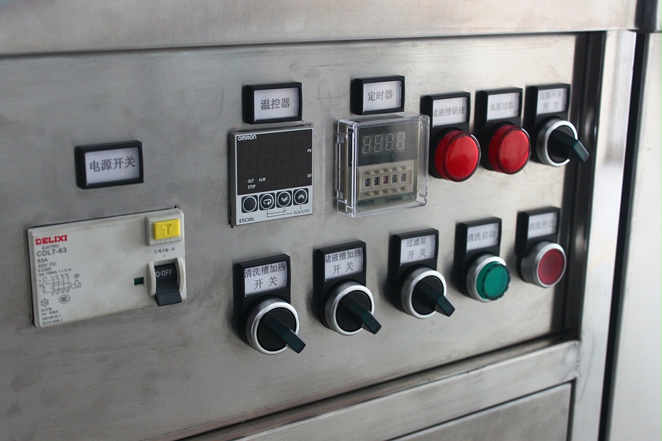 單槽超聲波清洗機控制面闆