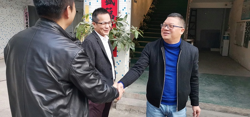 熱烈歡迎深圳市龍崗區高新技術産業協會一行莅臨金泰瀛進行參觀指導